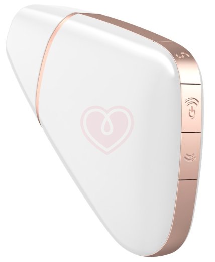 Вакуумный стимулятор с приложением Satisfyer Love Triangle белый фото 3
