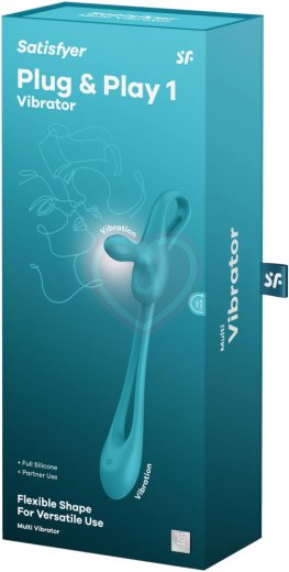 Мультивибратор Satisfyer Plug & Play 1 голубой фото 7