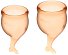 Набор из 2 менструальных чаш с хвостиком Satisfyer оранжевый фото 1