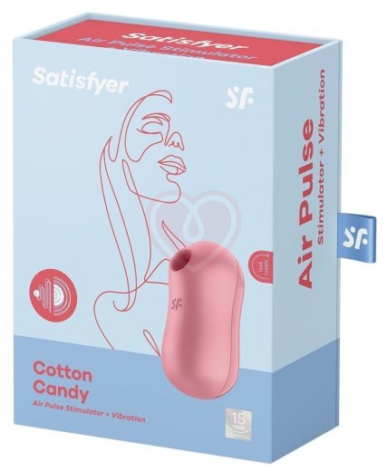 Вакуумный вибростимулятор Satisfyer Cotton Candy розовый фото 5