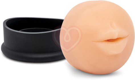 Вакуумная помпа с мастурбатором ротик Lux Fetish Blowjob Auto Sucker Penis Enlarger Pump фото 3