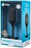 Утяжелённая анальная вибропробка b-Vibe Vibrating Snug Plug 4 большая чёрная фото 5