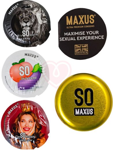 Ароматизированные цветные презервативы Maxus Exotic Mix 3 шт с кейсом фото 5