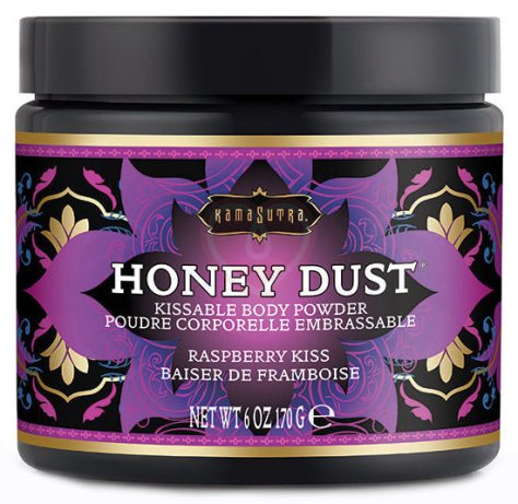 Ароматная пудра для тела KamaSutra Honey Dust Raspberry Kiss Малина 170 г фото 1