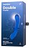 Двухсторонний фаллоимитатор Satisfyer Double Crystal из синего стекла фото 6
