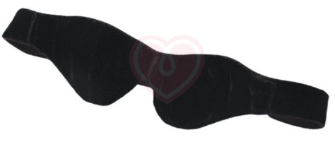 Чёрная мягкая маска на глаза Unisex Blindfold фото 1