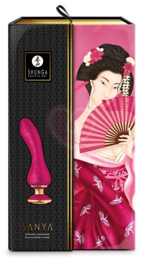 Вибратор Shunga SANYA малиновый фото 2