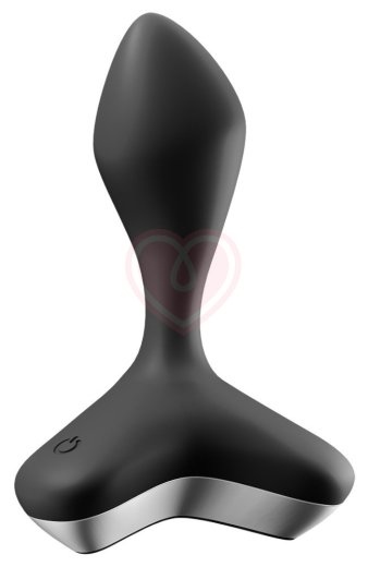 Анальная вибропробка Satisfyer Game Changer с приложением чёрная фото 2