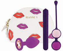 Набор из 3 игрушек Rianne S First Vibe Kit с косметичкой для хранения
