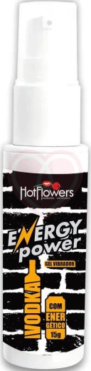 Стимулирующий гель с эффектом вибрации Energy Power вкус водки с энергетиком 15 г фото 1