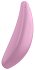Вакуумный стимулятор с управлением от приложения Satisfyer Curvy 3+ розовый фото 3
