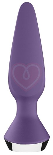 Анальная вибропробка Satisfyer Plug Ilicious 1 с приложением фиолетовая фото 3