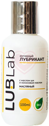 Лубрикант с маслом Ши и кокоса LUBLab с мускусным ароматом 100 мл фото 1