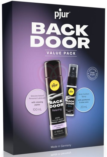 Набор для анального секса Pjur Back Door Value Pack смазка и спрей фото 2