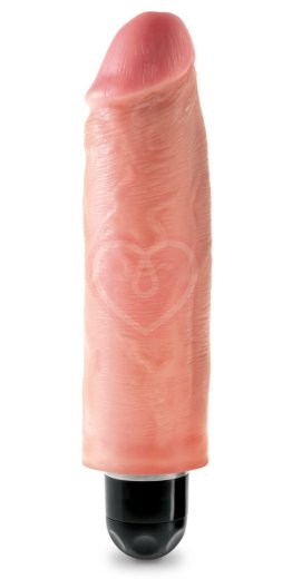 Вибратор King Cock Vibrating Stiffy 15 см телесный фото 1