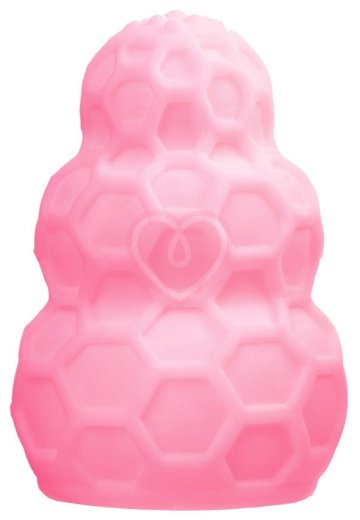 Рельефный мини-мастурбатор A-Toys Flaff 8 см розовый фото 1
