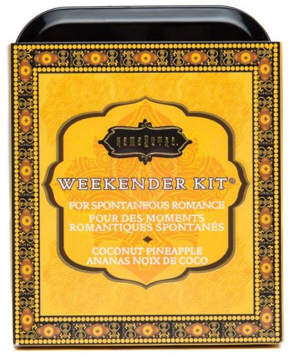 Набор эротической косметики KamaSutra The Weekender Tin Can Coconut Pineapple Ананас-Кокос фото 2