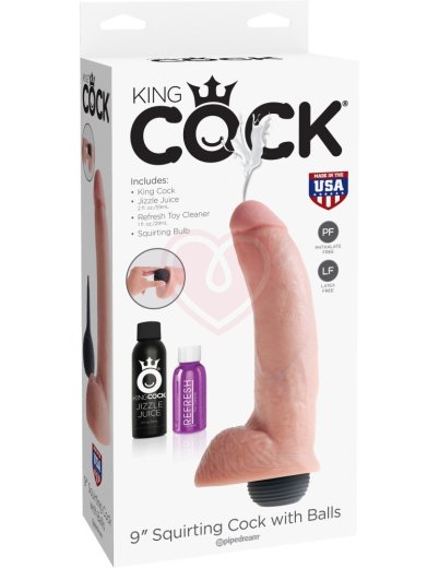 Фаллоимитатор с эффектом семяизвержения Squirting Cock 18 см фото 6