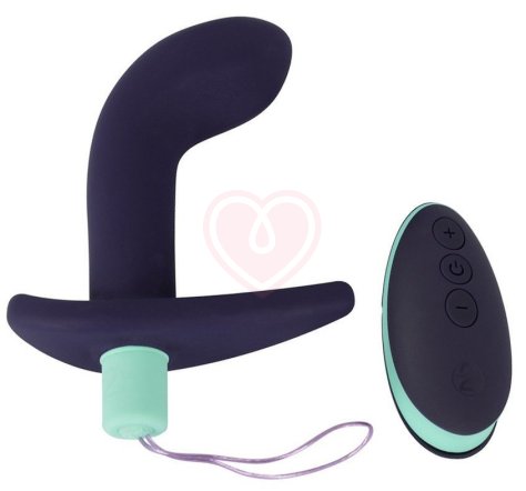 Анальный стимулятор с пультом управления Prostate Plug фиолетовый фото 1