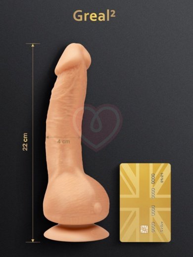 Реалистичный вибратор Gvibe Greal 2 телесный фото 3