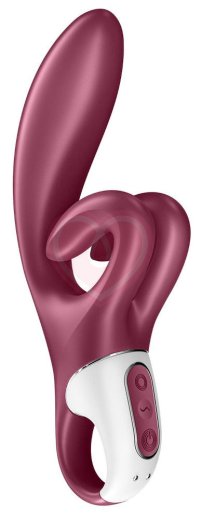 Вибратор с двойным клиторальным стимулятором Satisfyer Touch Me бордовый фото 1