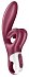 Вибратор с двойным клиторальным стимулятором Satisfyer Touch Me бордовый фото 1