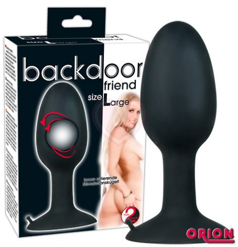 Анальная пробка со смещённым центром тяжести Backdoor Friend L большая фото 2