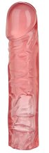 Насадка к трусикам Vac-U-Lock Crystal Jellies Dong 20 см розовая