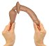 Двусторонний фаллоимитатор Strap-On-Me Switch Plug-In Realistic Dildo L телесный фото 2