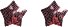 Пэстисы Burlesque Tempest звездочки из пайеток розовые фото 1