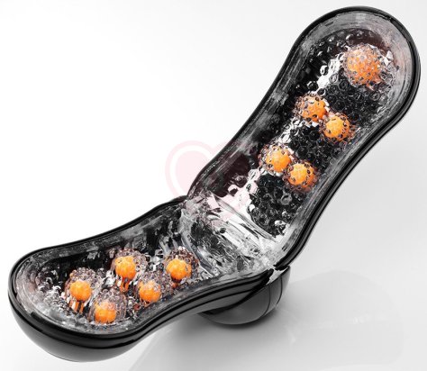 Мастурбатор Tenga Flip Orb Strong Orange Crash чёрный фото 5