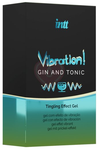 Стимулирующий гель со вкусом джина и тоника Intt Vibration! Gin & Tonic 15 мл фото 2
