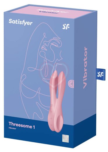 Вибростимулятор Satisfyer Threesome 1 с тремя кончиками розовый фото 6