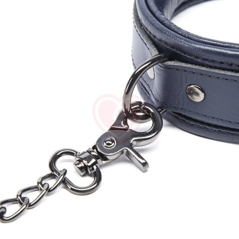 Кожаный ошейник с цепочкой Fifty Shades Darker No Bounds Collar & Chain фото 4