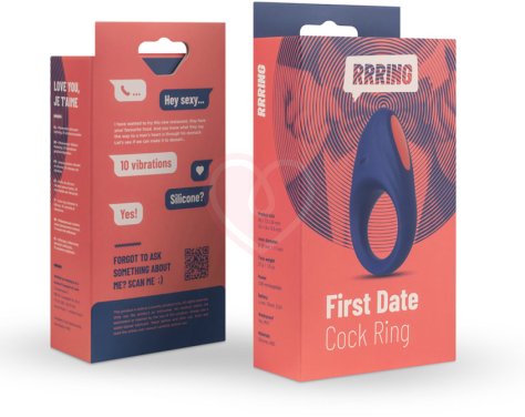 Эрекционное кольцо с вибрацией Rrring First Date фото 4
