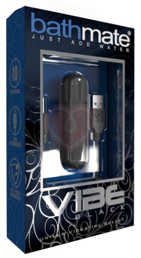 Вибропуля Bathmate Vibe Bullet чёрная фото 2