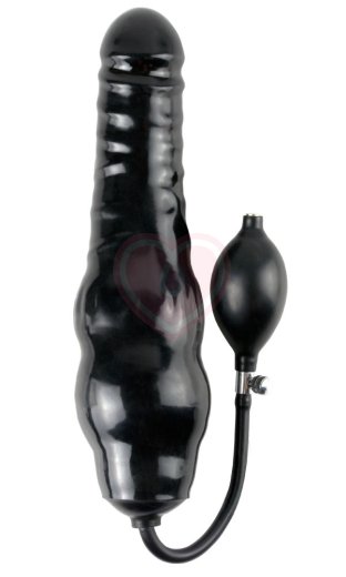 Увеличивающийся в размере фаллоимитатор Inflatable Ass Blaster чёрный фото 2