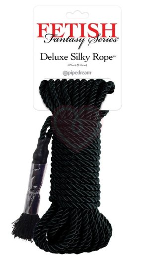 Верёвка для фиксации Deluxe Silky Rope 9,75м чёрная фото 3