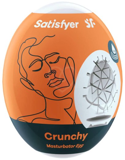 Мини-мастурбатор Satisfyer Masturbator Egg Crunchy фото 1