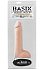Реалистичный вибратор с мошонкой Basix Vibrating Dong 19 см телесный фото 2