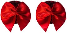 Пэстисы Burlesque Blaze круги с бантиками красные