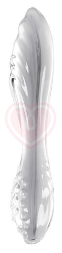 Двухсторонний стеклянный фаллоимитатор Satisfyer Dazzling Crystal 1 прозрачный фото 2