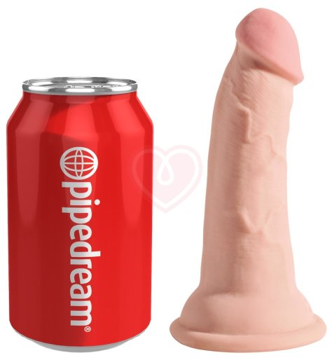 Фаллоимитатор на присоске King Cock Triple Density 13 см телесный фото 4