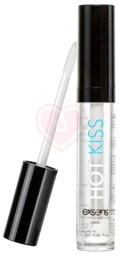 Блеск-гель для губ и орального секса Exsens Hot Kiss Кокос 7 мл фото 2