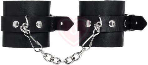 Однослойные наручники Pecado BDSM черные фото 3