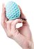 Мини-мастурбатор с рельефом A-Toys Pufl 6 см бирюзовый фото 3