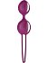 Вагинальные шарики Fun Factory Smartballs Duo фиолетовые фото 1