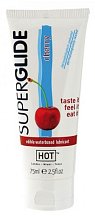 Съедобный лубрикант на водной основе Superglide со вкусом вишни 75 мл