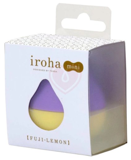 Мини-вибратор Tenga Iroha Mini Fuji-Lemon жёлто-фиолетовый фото 5