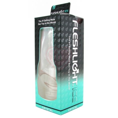 Мастурбатор Fleshlight Ice Lady Crystal вагина в прозрачном корпусе фото 3